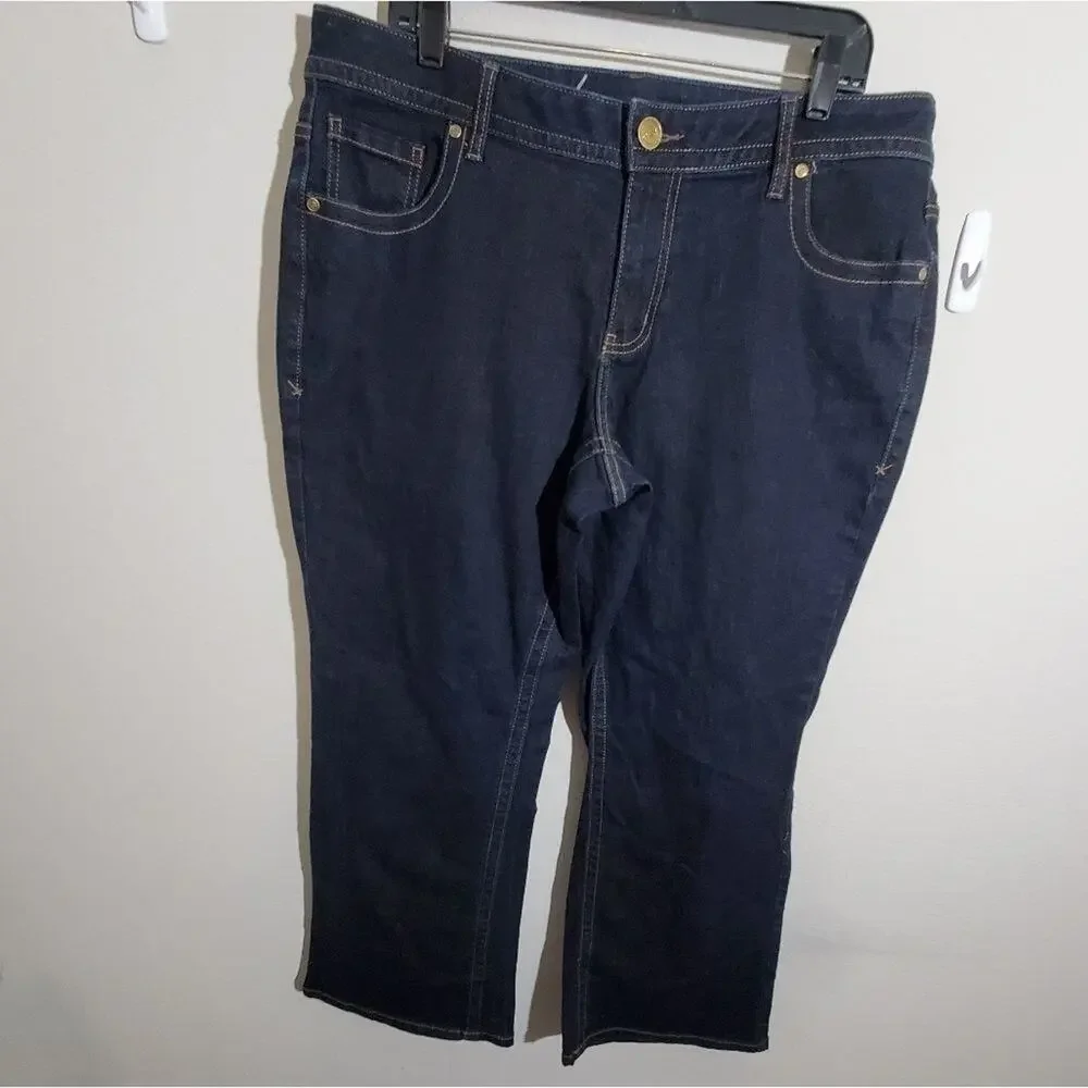 Lane bryant genius‎ fit bootcut jeans plus 18 short